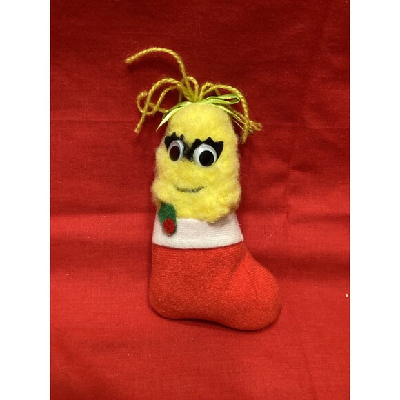 Del Monte Plush Christmas Yumkins 1991 Vegetable Tree Ornaments Set of 6 - Picture 6 of 12